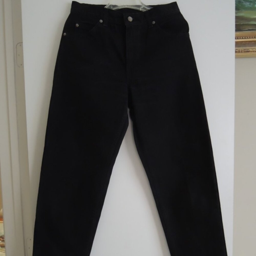 Mens Jeans 30x32 Levis Original Riveted 550 Jean Unisex Black Straight Leg Pants